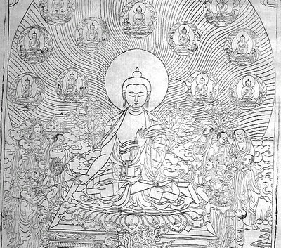 The 12 Changes of Shakyamuni (9